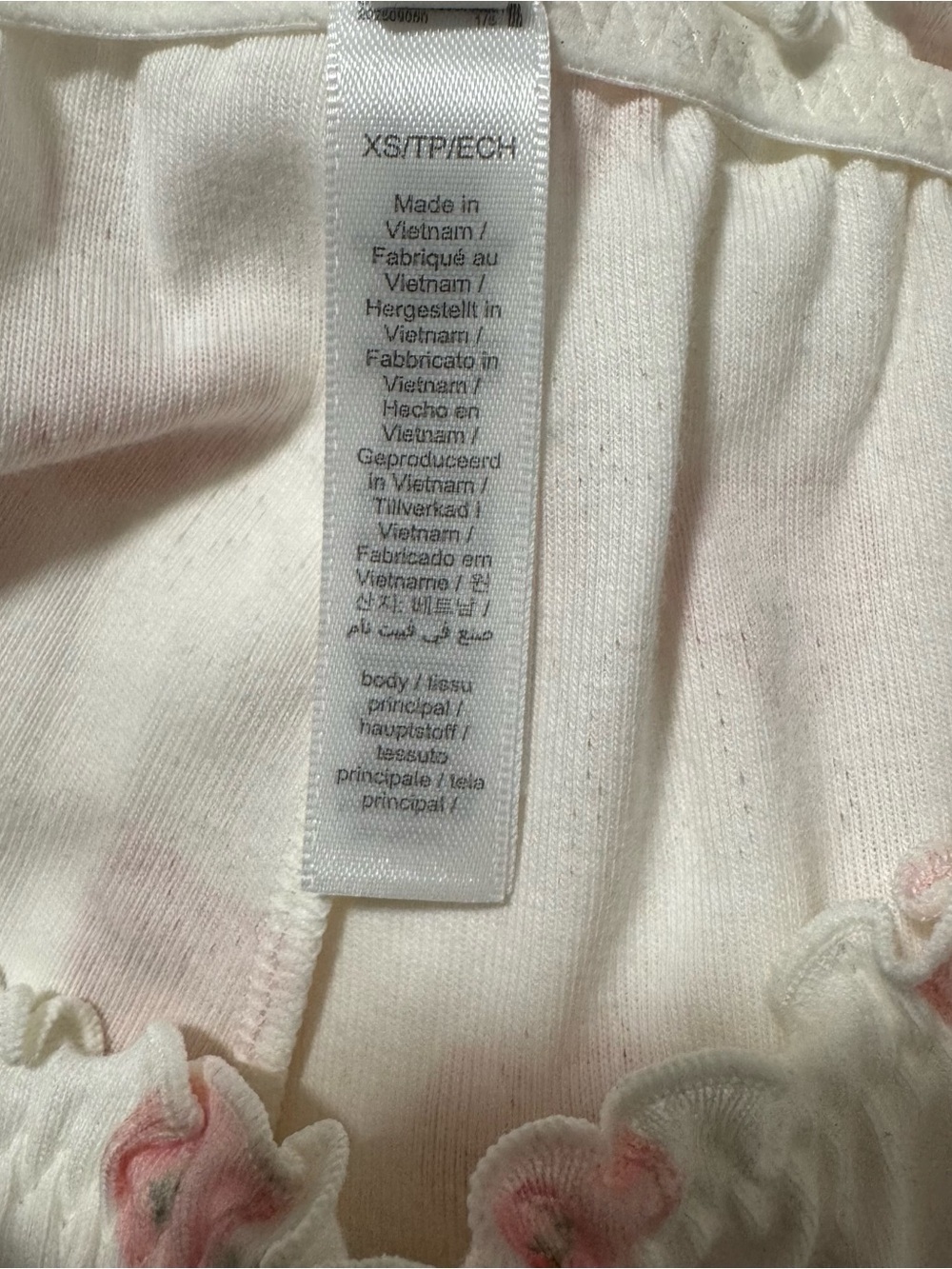 NWT SKIMS Pointelle XS Straight Leg Pajama Pants ONLY Snow Lace Hearts Print - Picture 10 of 14